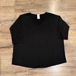 3510 Wolford Black V Neck Sweater Medium
